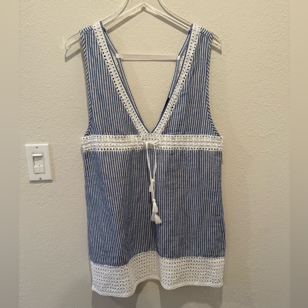 J.CREW Nautical Stripe Swimsuit Coverup Dress size‎ XS - Picture 2 of 8